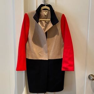 JCrew Colorblock Coat